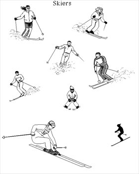 Free Skiing Clipart.