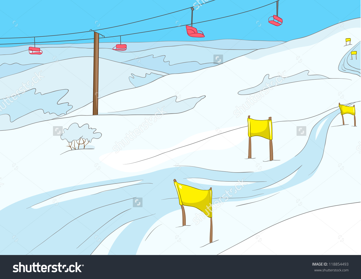 Showing post & media for Cartoon ski mountain clip art.
