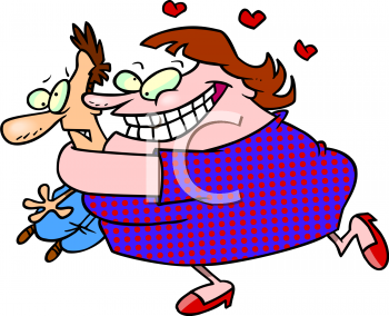 Skinny Woman And Fat Woman Clipart.