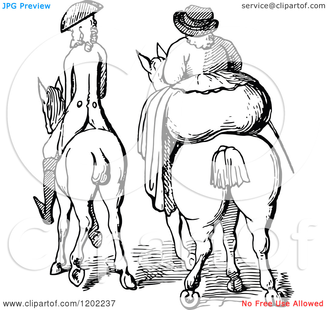 Skinny Woman And Fat Woman Clipart.