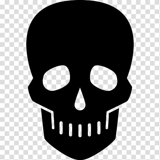 Skeleton Skull Logo Icon, Skull logo transparent background.