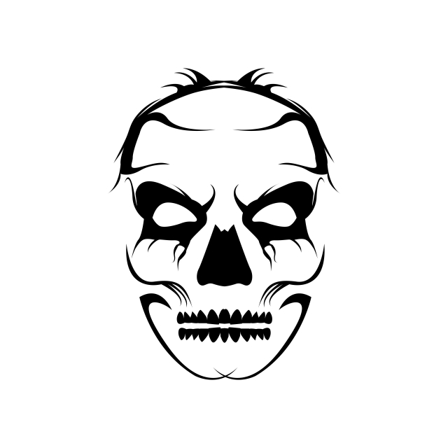 Skull Logo Design Template, Skull, Line Art, Death PNG and.