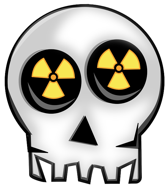 Free vector graphic: Skull, Atom, Energy, Nuclear, Power.