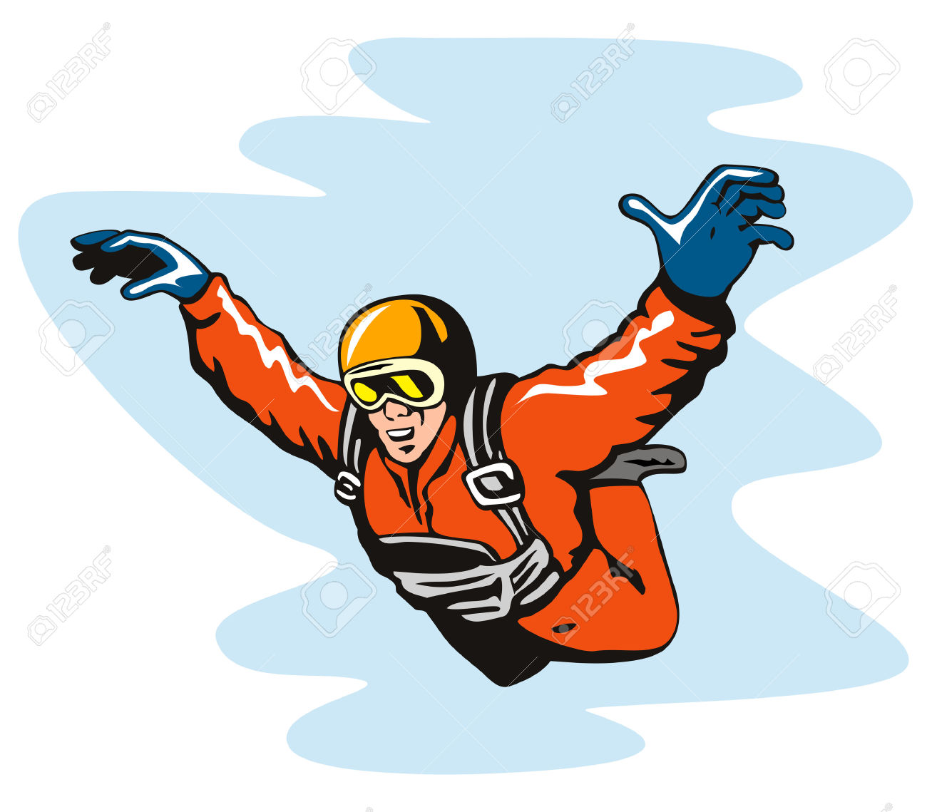 Skydiver Royalty Free Cliparts, Vectors, And Stock Illustration.