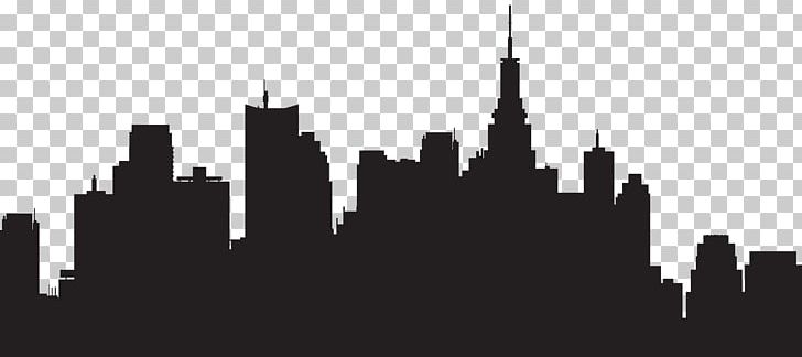 New York City Skyline Silhouette PNG, Clipart, Big City.