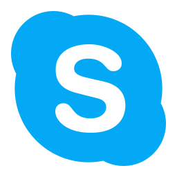 Skype Logo Icon of Flat style.