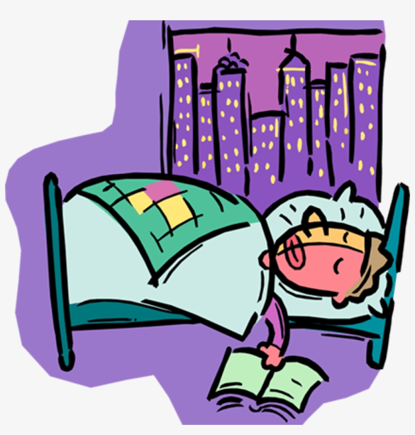Person Sleeping Clipart Person Sleeping In Bed Royalty.