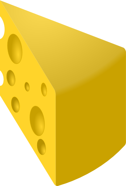 Yellow Swiss Cheese Slice Clip Art at Clker.com.