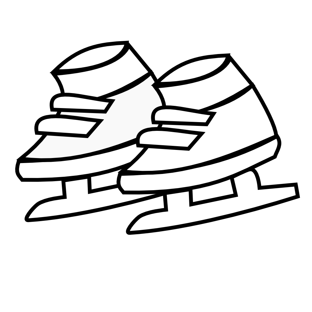 Shoes Clipart Black And White.