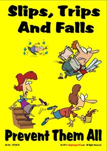 Slips, Trips & Falls Safety Posters.