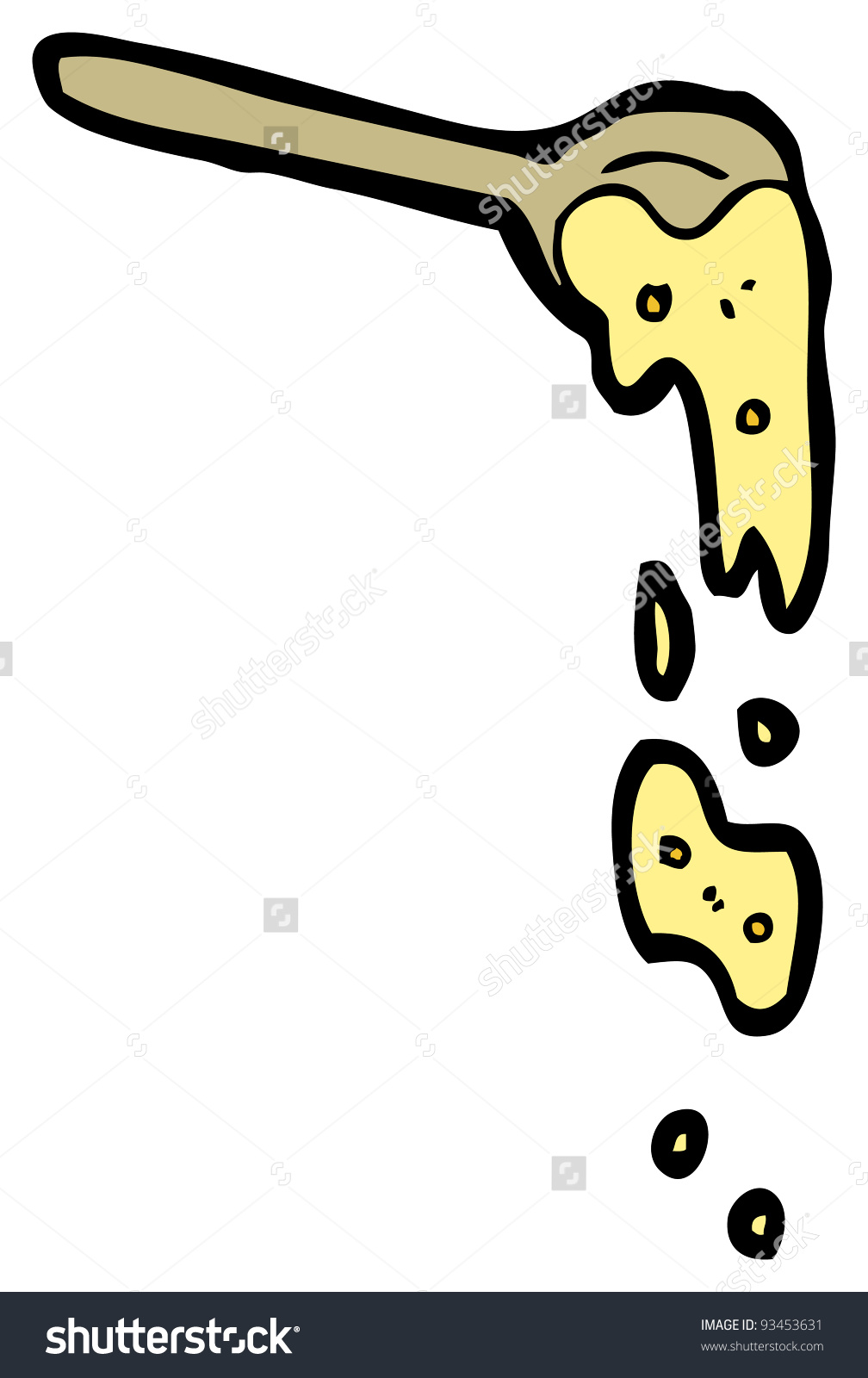 Food Slop On Spoon Cartoon Stock Photo 93453631 : Shutterstock.