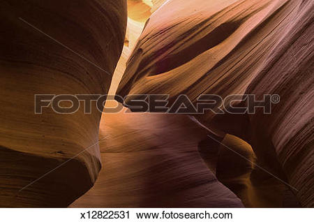 Stock Photography of Slot canyon designs x12822531.