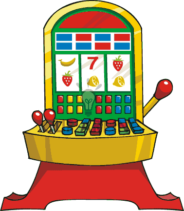 Casino slot machine clipart.