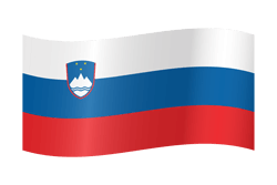 Slovenia flag clipart.