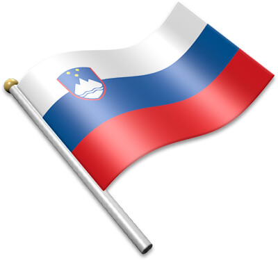 Flag Icons of Slovenia.