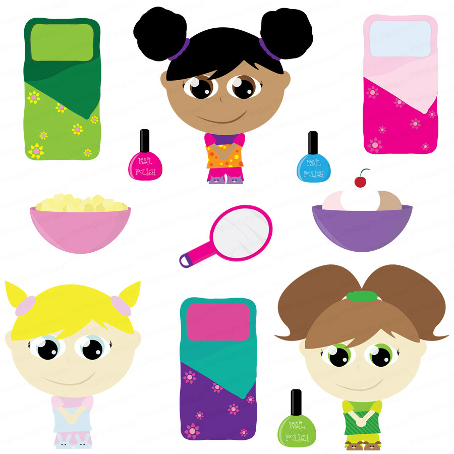 Free Clipart Slumber Party.