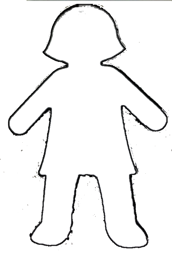 woman body outline clipart - Clipground