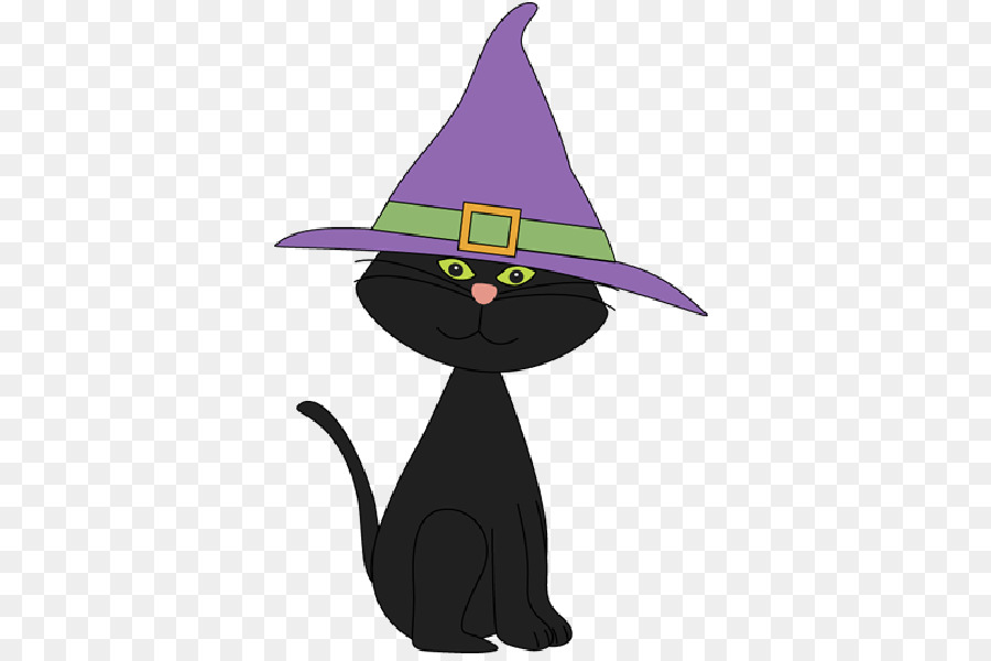 Black Cat Halloween clipart.