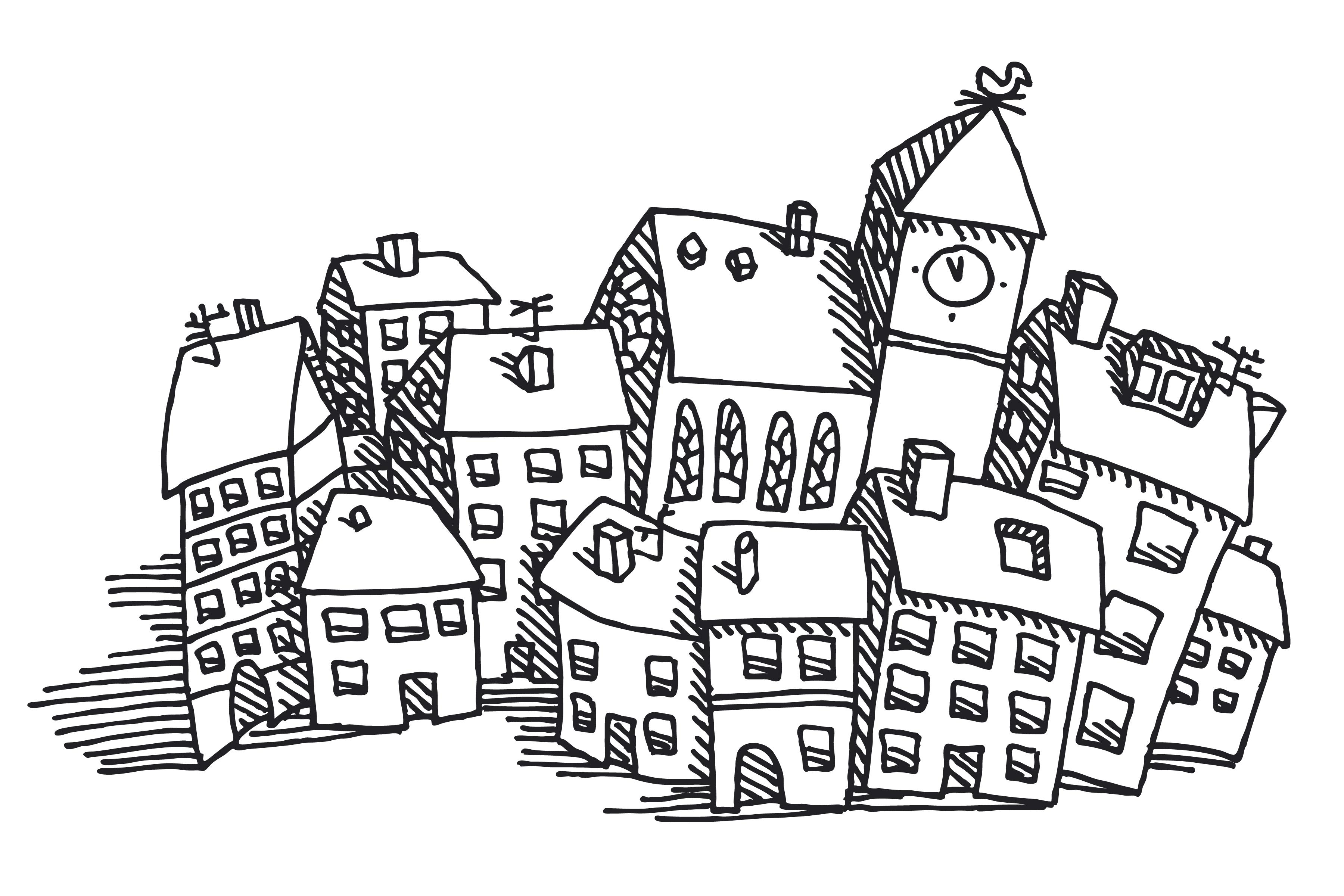 Best Free Little Town Clip Art Image » Free Vector Art.