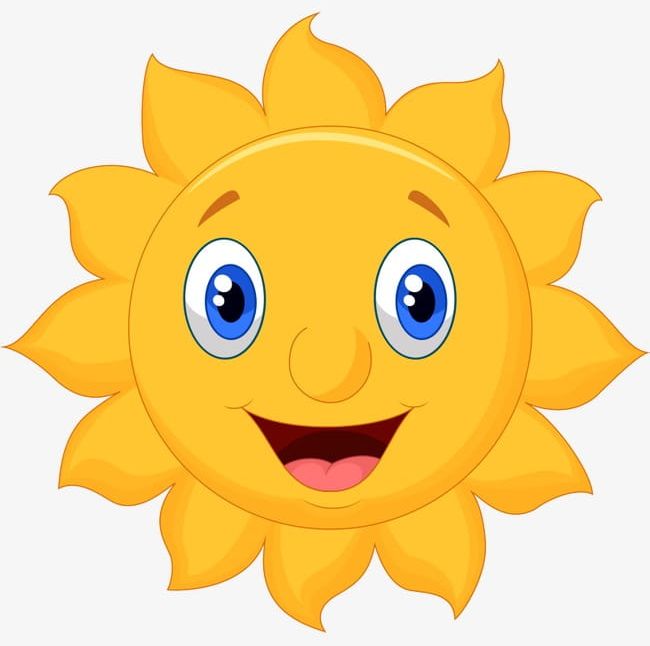 Smiley Sun PNG, Clipart, Cartoon, Hand Painted, Hand Painted.