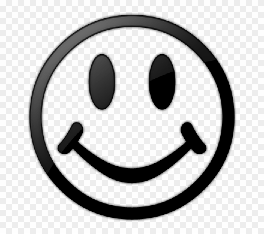Smiley Face Clip Art Black And White Smiley Face Black.