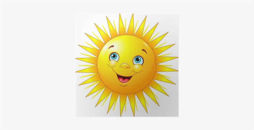 Smiley Face Sun Clipart.