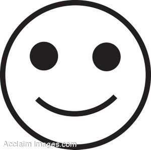 1136 Happy Face free clipart.