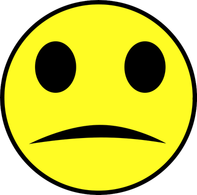 Sad face sad smiley face clipart 2.