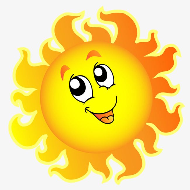 Smiling Sun, Sun Clipart, Sun, Smile PNG Transparent Image.