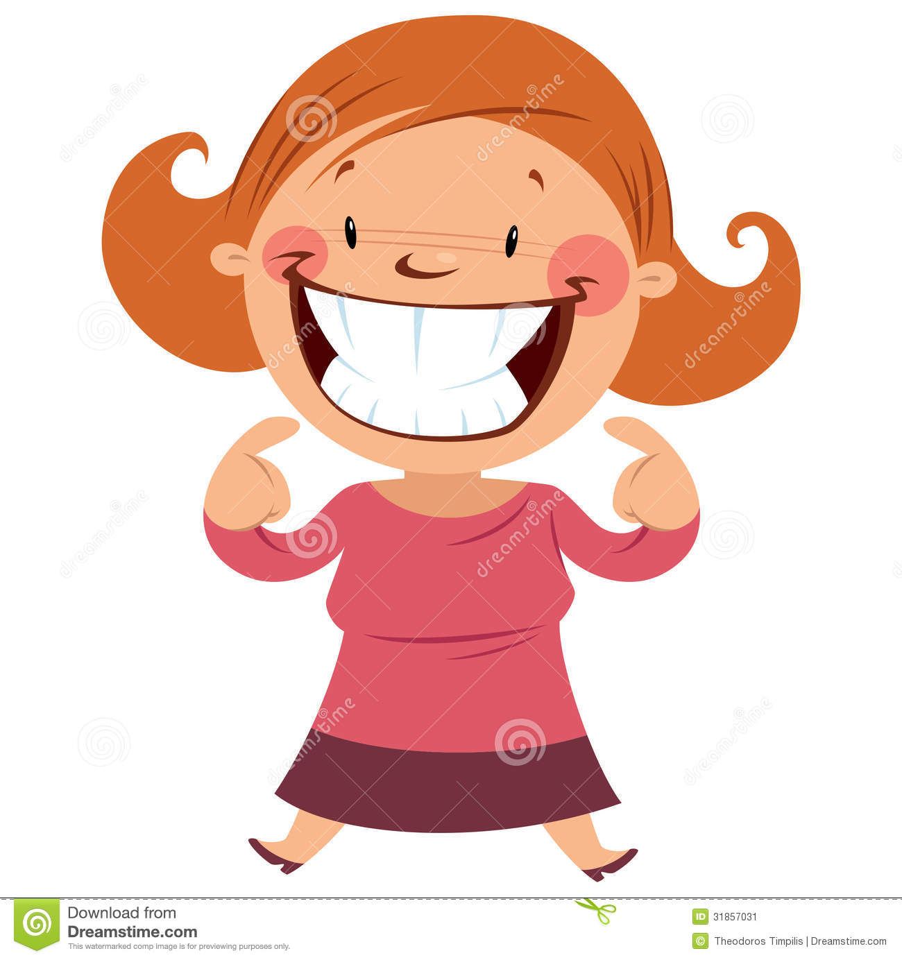 Clip Art Happy Girl Smile Clipart Clipart Suggest.