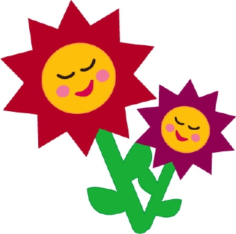 Smiling Flowers Clipart#2030234.
