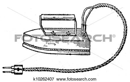 Stock Illustration of electric smoothing.