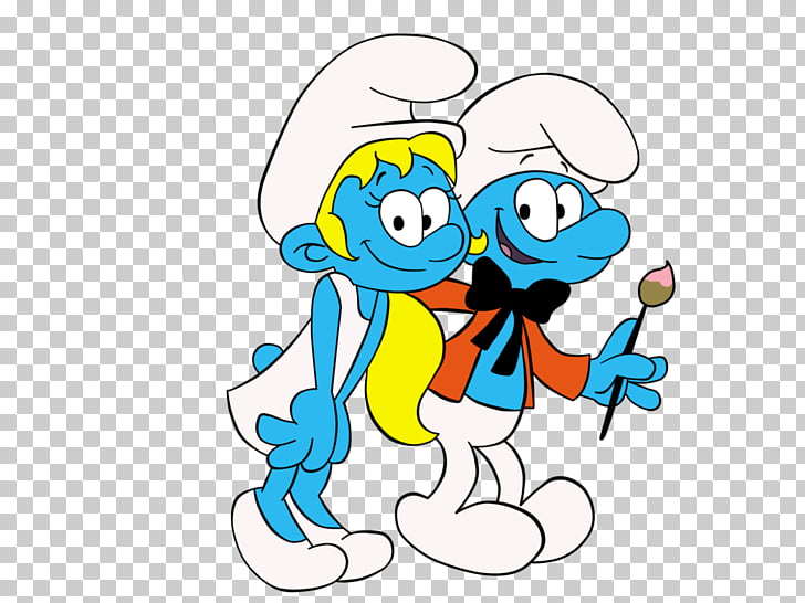 Smurfette Art The Smurfs Painting, smurfs PNG clipart.