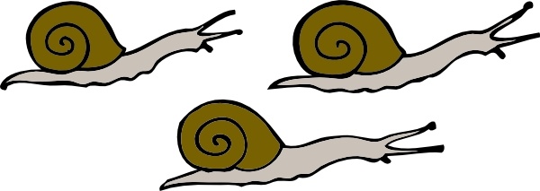 Snails clip art Free vector in Open office drawing svg ( .svg.