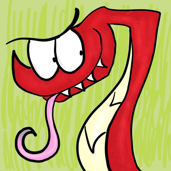 Unibrow Snake by pickles.