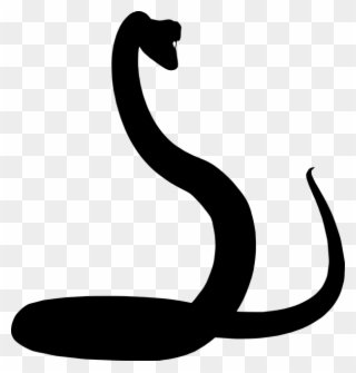 Free PNG Snake Silhouette Clip Art Download.
