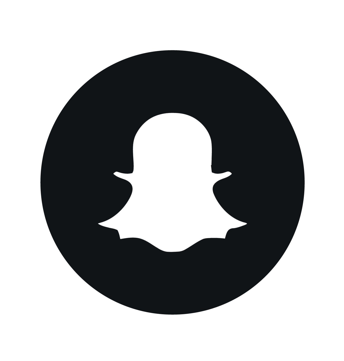 Snapchat Icon : Snapchat Icon Free of Social Media & Logos II Glyph