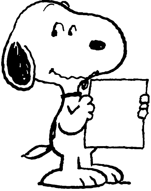 Free Snoopy Clip Art.