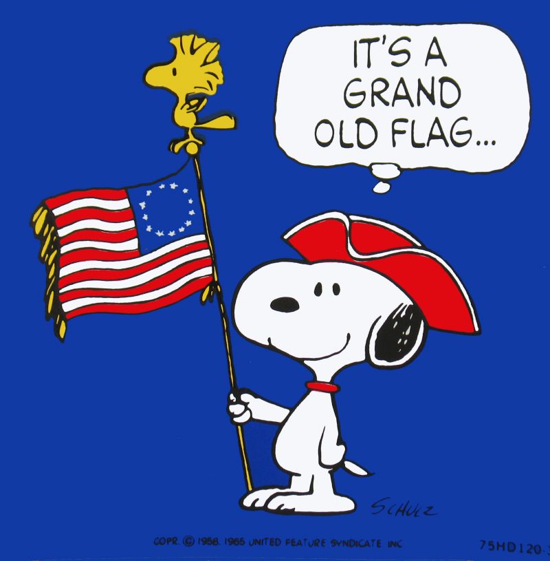 48+] Snoopy Fourth of July Wallpaper on WallpaperSafari.