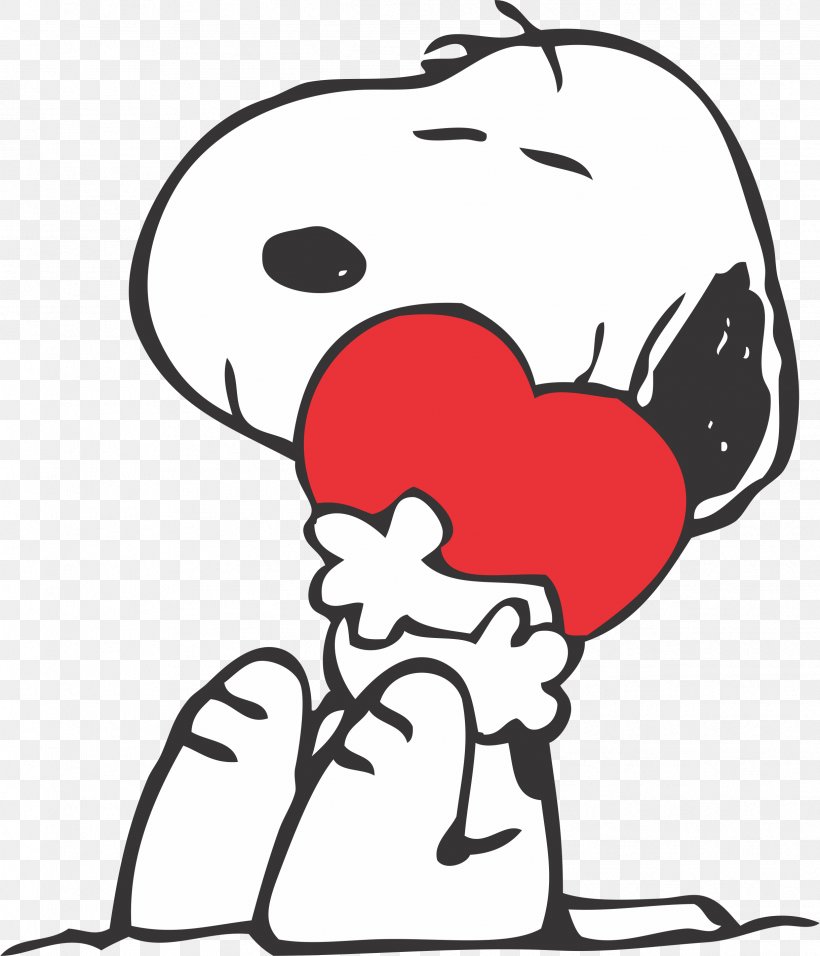 Snoopy Charlie Brown Woodstock Valentine\'s Day Peanuts, PNG.