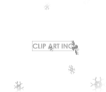 Animated snow falling snowflakes animation . Royalty.
