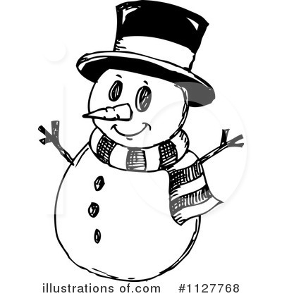 snow man clipart black and white 20 free Cliparts | Download images on ...