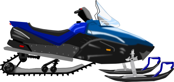 Snowmobile Clipart.