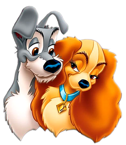 Lady and the Tramp Free PNG Picture Clipart.
