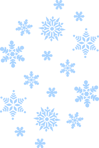 Blue Snow Falling Clip Art at Clker.com.