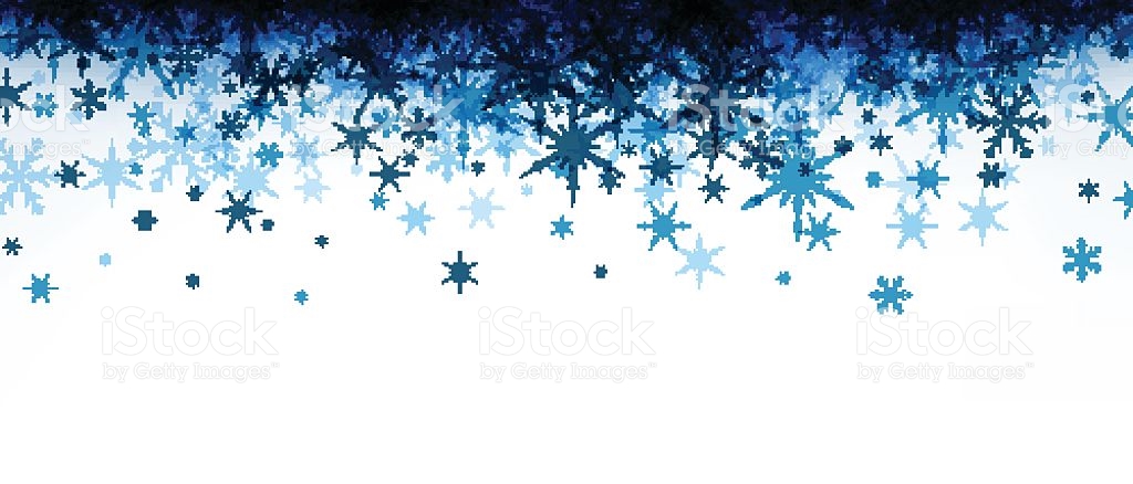 Snowflake Clipart Banner.