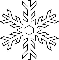 73+ White Snowflake Clipart.