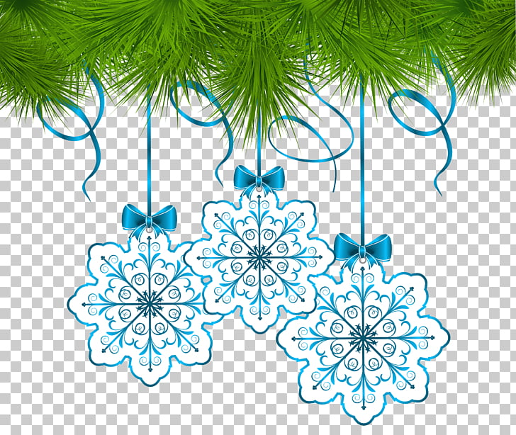 Christmas ornament Snowflake , garland PNG clipart.