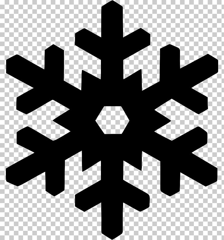 Snowflake Silhouette , Snowflake PNG clipart.