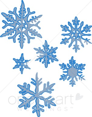 Clipart of Snowflakes.